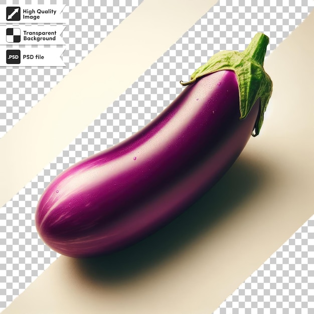 PSD aubergines psd em fundo transparente