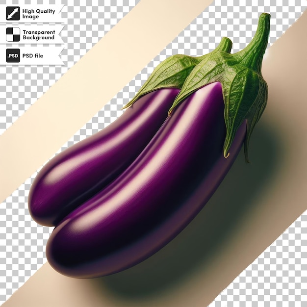 Les Aubergines Psd Sur Fond Transparent