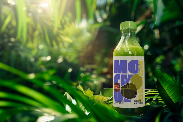 PSD aucune boisson dans la nature mock-up