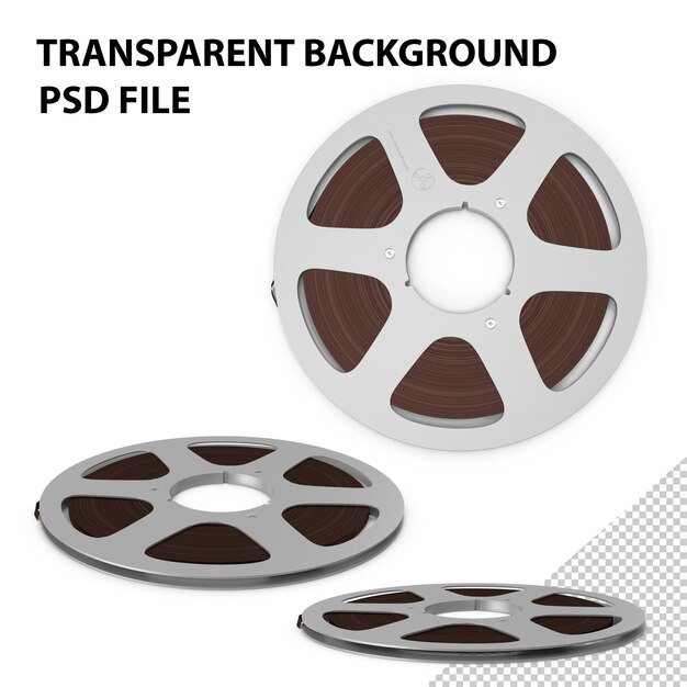 PSD audio-reel zu reel-spool mit png-band