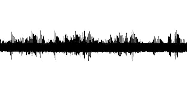 Audiowellen als Equalizer-Hintergrundsignalwelle