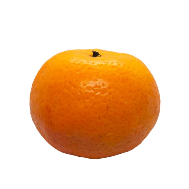 auf einem isolierten orangefarbenen Hintergrund