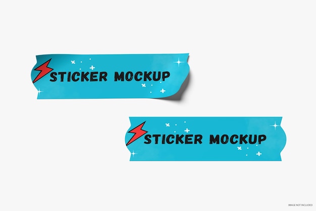 Aufkleber-Mockup