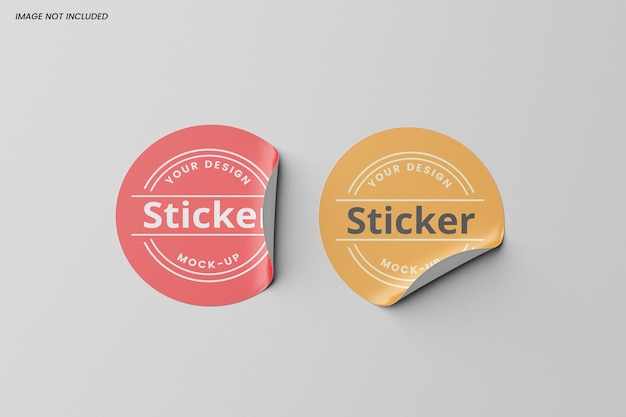 Aufkleber-Mockup