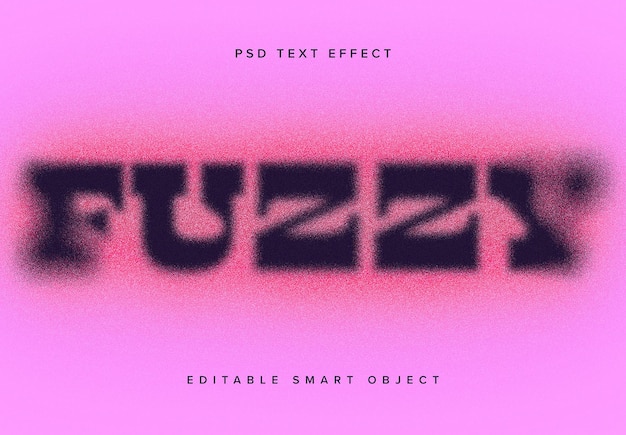 Auflösendes Texteffekt-Mockup