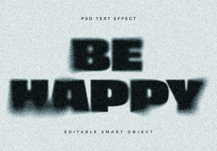 PSD auflösung des drucktext-effekt-mockups
