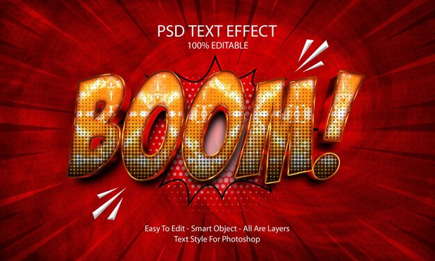 PSD ¡auge! efecto de texto 3d