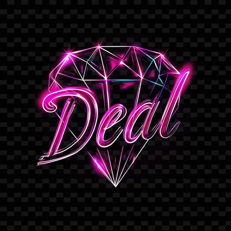 PSD aura de neon cintilante de texto de negócio com neon púrpura vibrante c png y2k inspirado decorativo
