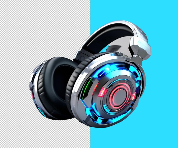 PSD los auriculares 3d render diseños de auriculares psd él