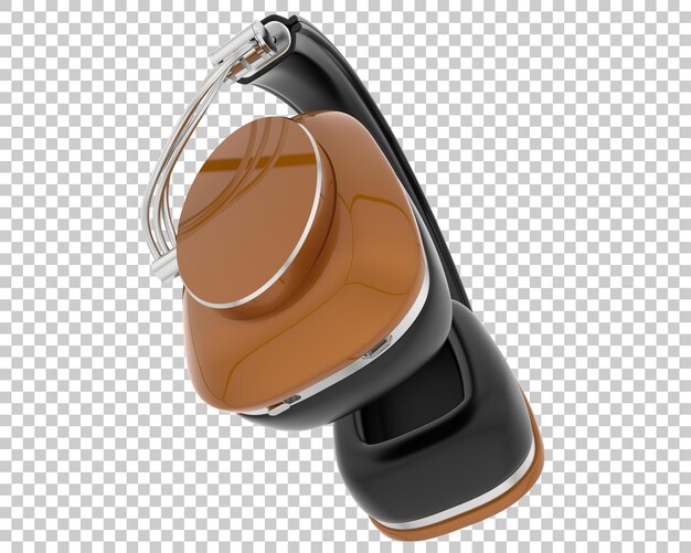 Auriculares aislados sobre fondo transparente Ilustración de renderizado 3d