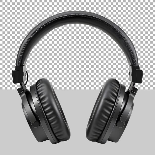 PSD auriculares en fondo transparente generado por ai