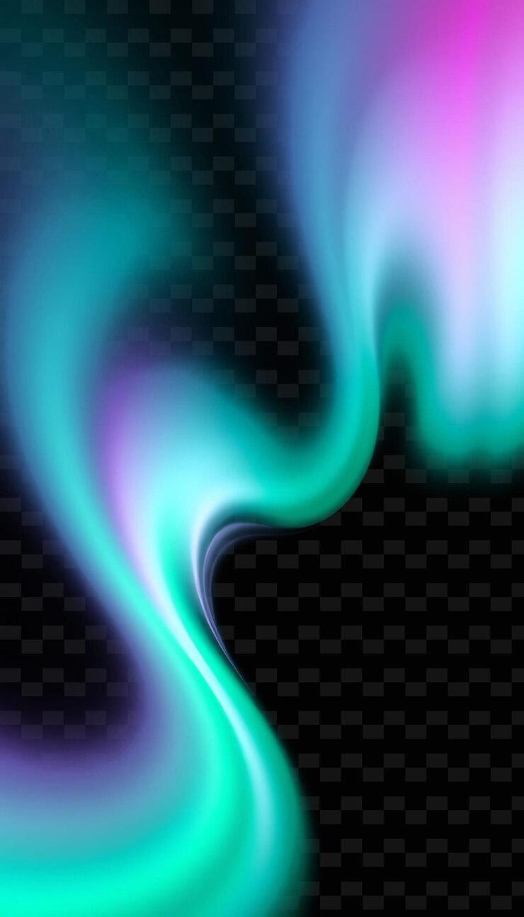 PSD aurora borealis ondula con gracia mezclando verde esmeralda y brillante png textura de luz chisporroteante