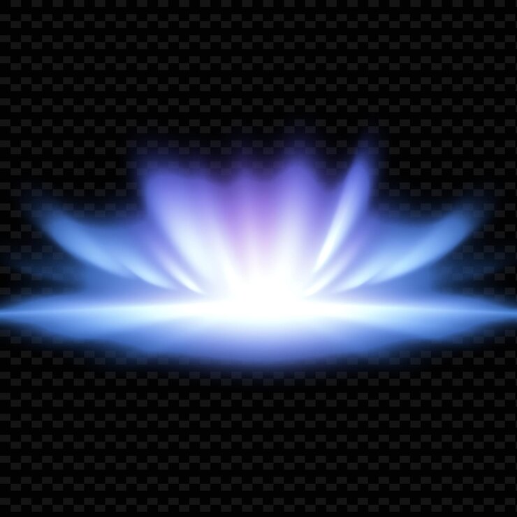 PSD aurora irradiando un brillante resplandor radiante que se extiende a través de la textura de luz inspirada en el neón y2k