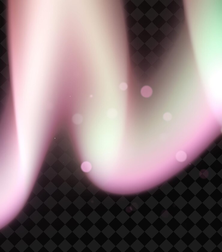 PSD aurora revoloteante suavemente luces revoloteantes que bailan suavemente brillan y2k inspirado suavemente suave rosa