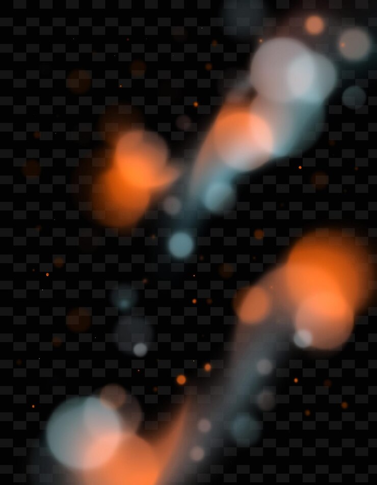 PSD las auroras irregulares, las manchas dispersas de luz que brillan, las texturas de luz inspiradas en el neón.