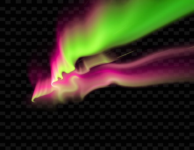 L'aurore pulsante des lumières clignotantes qui semblent pulser mélangent les textures lumineuses inspirées du néon Y2K