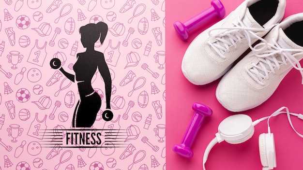 Auscultadores e equipamento para fitness
