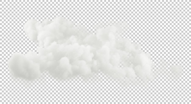 Ausschnitt weiche Wolken landschaftlich glatter Effekt 3D-Rendering