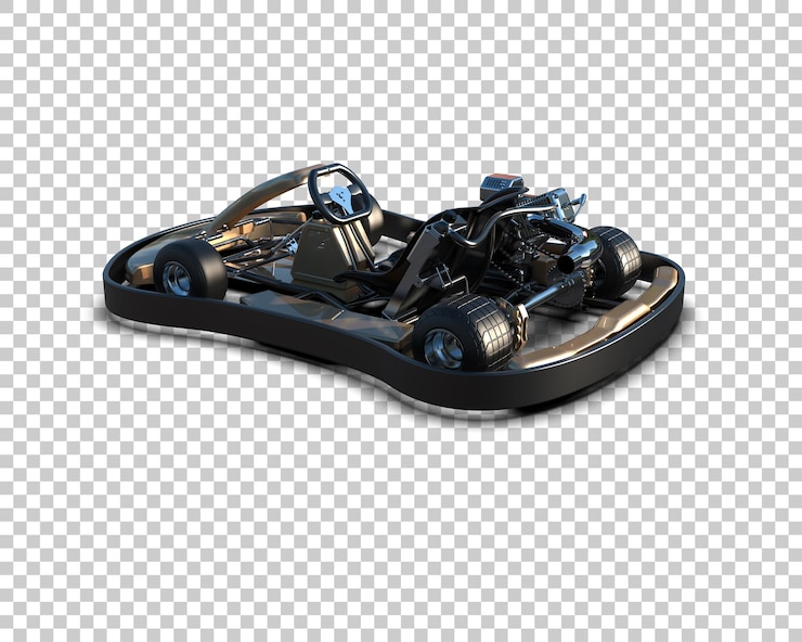 PSD auto da corsa realistica isolata sullo sfondo illustrazione di rendering 3d