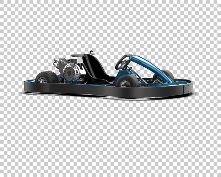 PSD auto da corsa realistica isolata sullo sfondo illustrazione di rendering 3d