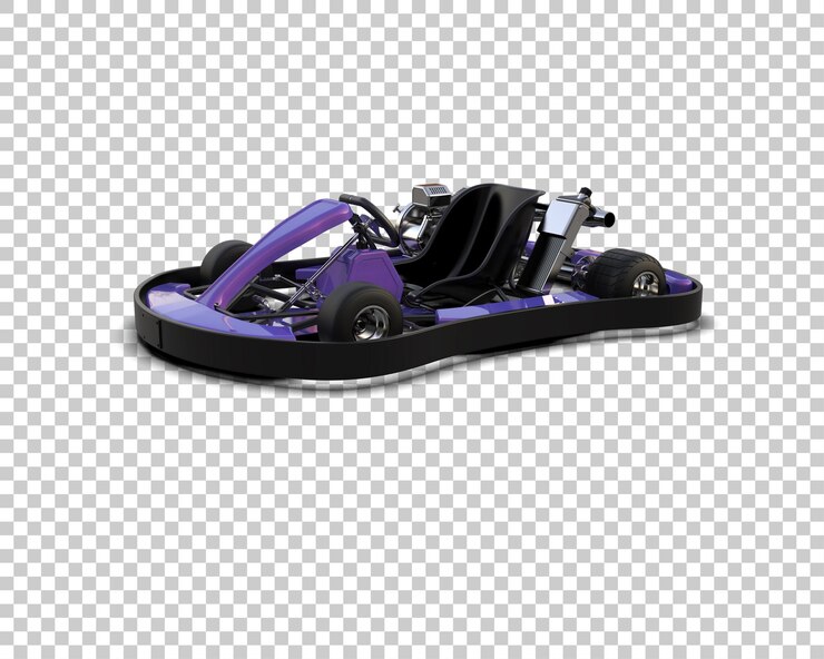 PSD auto da corsa realistica isolata sullo sfondo illustrazione di rendering 3d