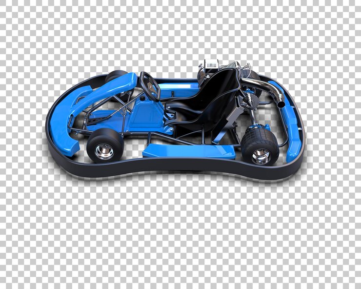 PSD auto da corsa realistica isolata sullo sfondo illustrazione di rendering 3d
