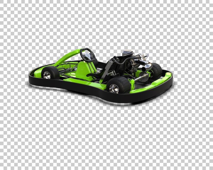 PSD auto da corsa realistica isolata sullo sfondo illustrazione di rendering 3d