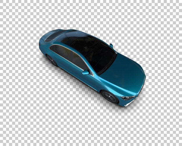 PSD auto de lujo aislado en el fondo ilustración de renderización 3d