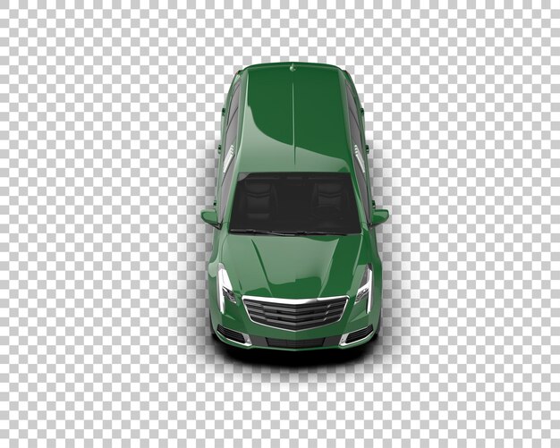 PSD auto de lujo aislado en el fondo ilustración de renderización 3d