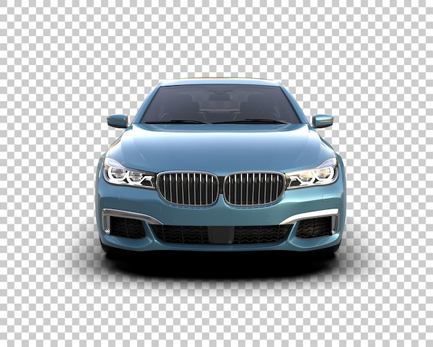 PSD auto de lujo aislado en el fondo ilustración de renderización 3d