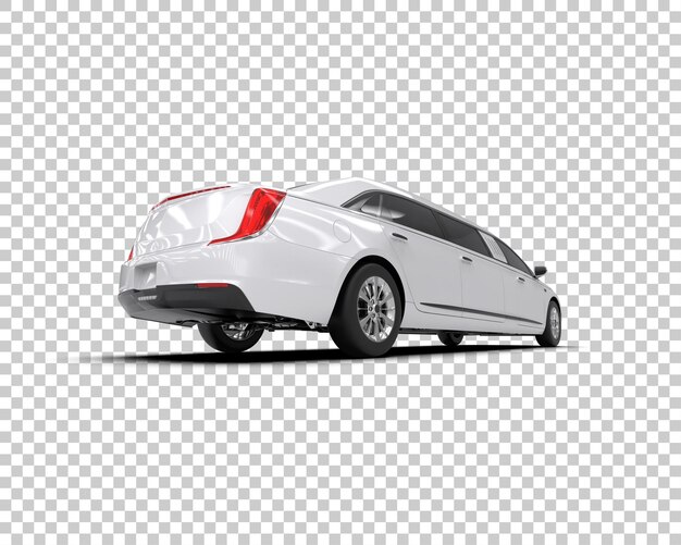 PSD auto de lujo aislado en el fondo ilustración de renderización 3d