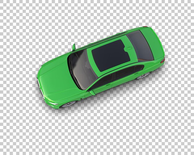 PSD auto de lujo aislado en el fondo ilustración de renderización 3d