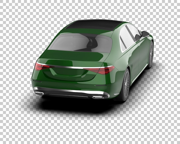 PSD auto de lujo aislado en el fondo ilustración de renderización 3d