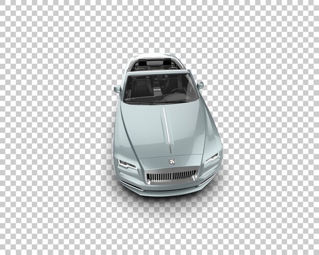 PSD auto de lujo aislado en el fondo ilustración de renderización 3d