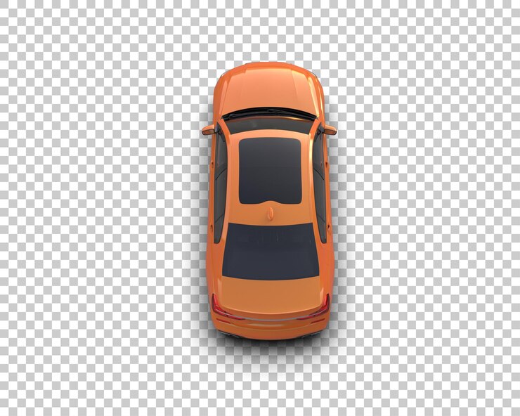 PSD auto de lujo aislado en el fondo ilustración de renderización 3d