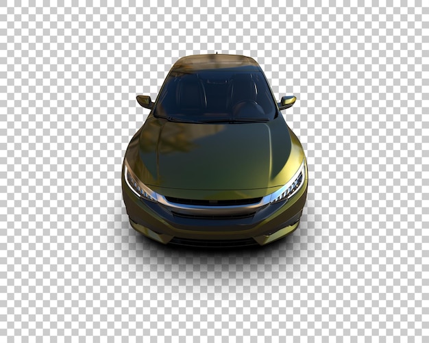Auto moderna isolata sullo sfondo illustrazione di rendering 3D