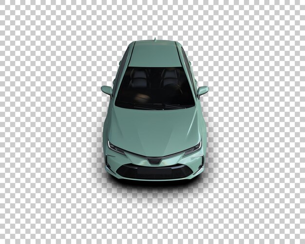Auto moderna isolata sullo sfondo illustrazione di rendering 3D