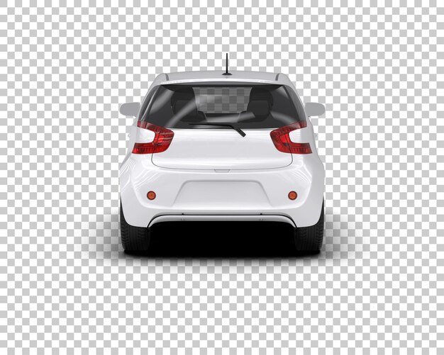 Auto moderna realistica isolata sullo sfondo illustrazione di rendering 3D