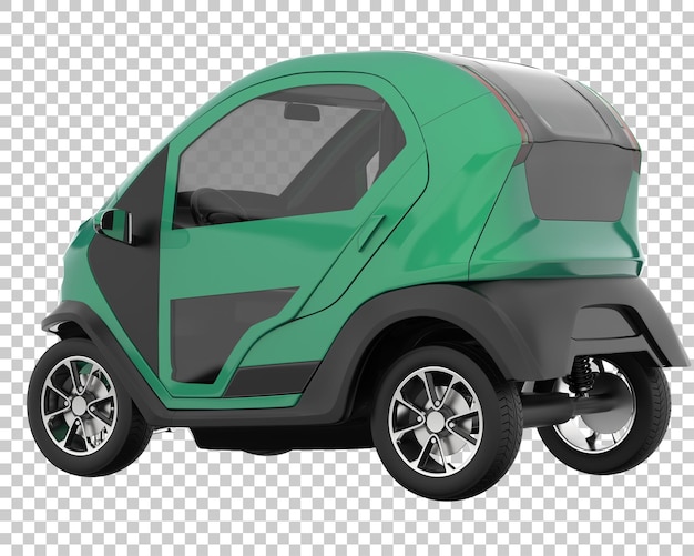 Auto moderna su sfondo trasparente. rendering 3D - illustrazione