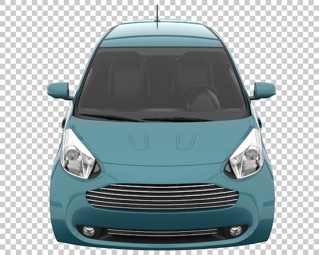 Auto moderna su sfondo trasparente. rendering 3D - illustrazione