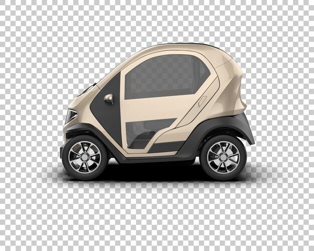 Auto realistica isolata sullo sfondo illustrazione di rendering 3D