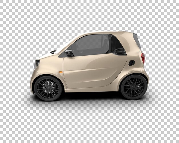 Auto realistica isolata sullo sfondo illustrazione di rendering 3D