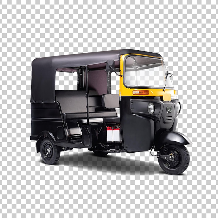 PSD el auto rickshaw negro