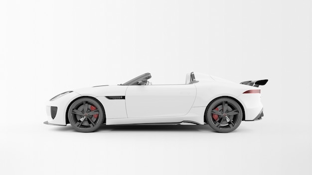 Auto sportiva bianca
