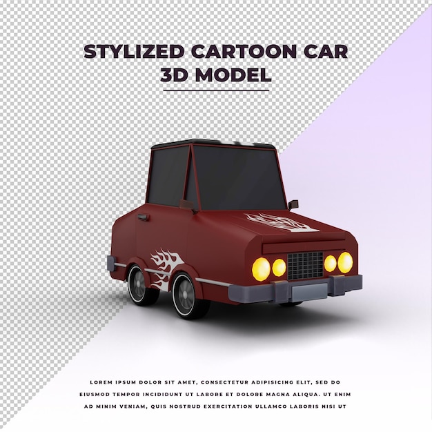 Auto stilizzata del fumetto dell'annata