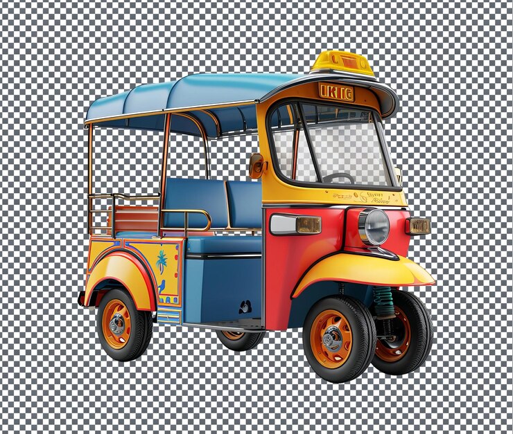 PSD un autobús colorido con la palabra "bús" en él