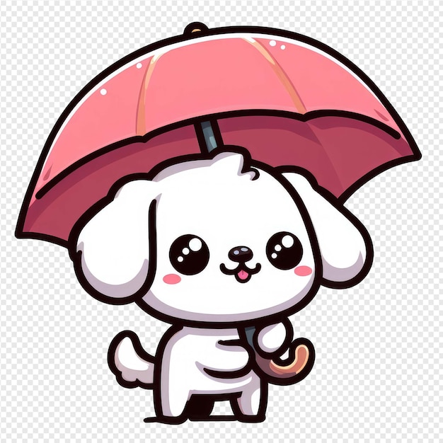 L'autocollant de l'adorable chien PNG