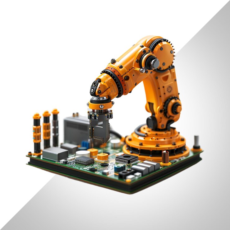 PSD automatisation intelligente avec un kit arduino isolé sur un fond transparent