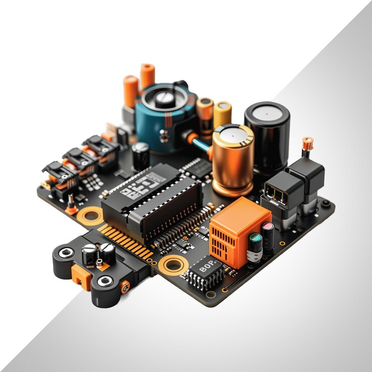 PSD automatización inteligente con kit arduino aislado en un fondo transparente