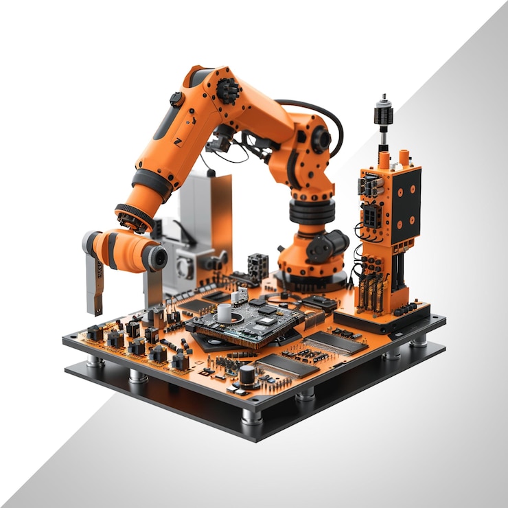 PSD automazione intelligente con arduino kit isolato su sfondo trasparente